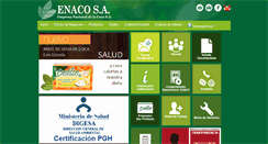 Desktop Screenshot of enaco.com.pe