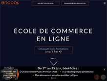 Tablet Screenshot of enaco.fr